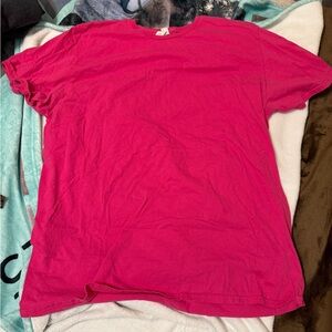 Fruit of the Loom Vibrant Pink Short Sleeve Tee